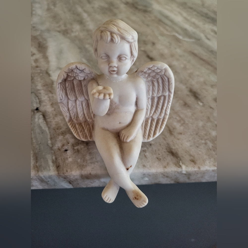 Vintage Ceramic Cherub Angel